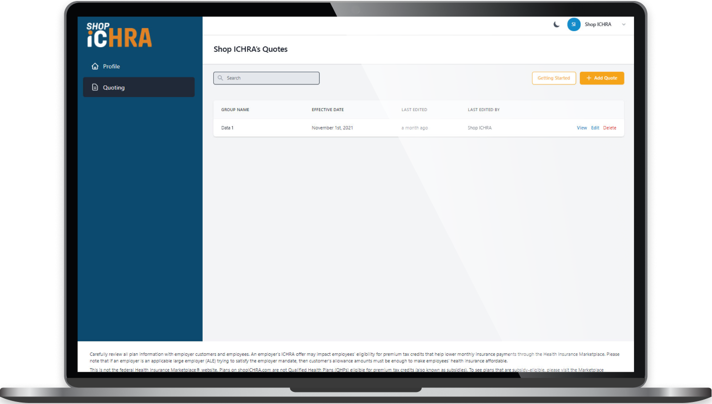 ICHRA Decision Support Tool