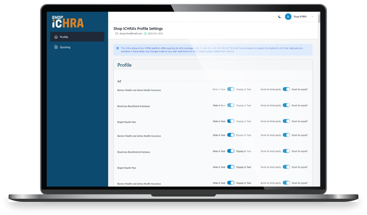 ICHRA Decision Support Tool